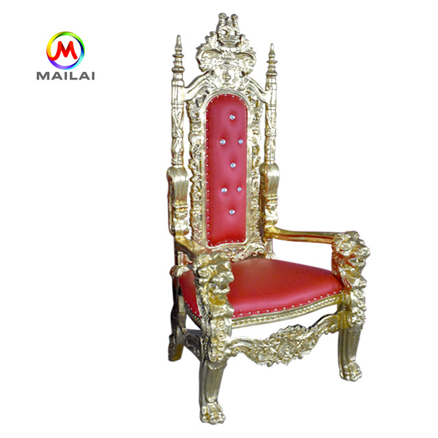 Top Quality King Wedding Elegant Throne Chairs King Throne Chair Lion Chair For Wedding Supplies