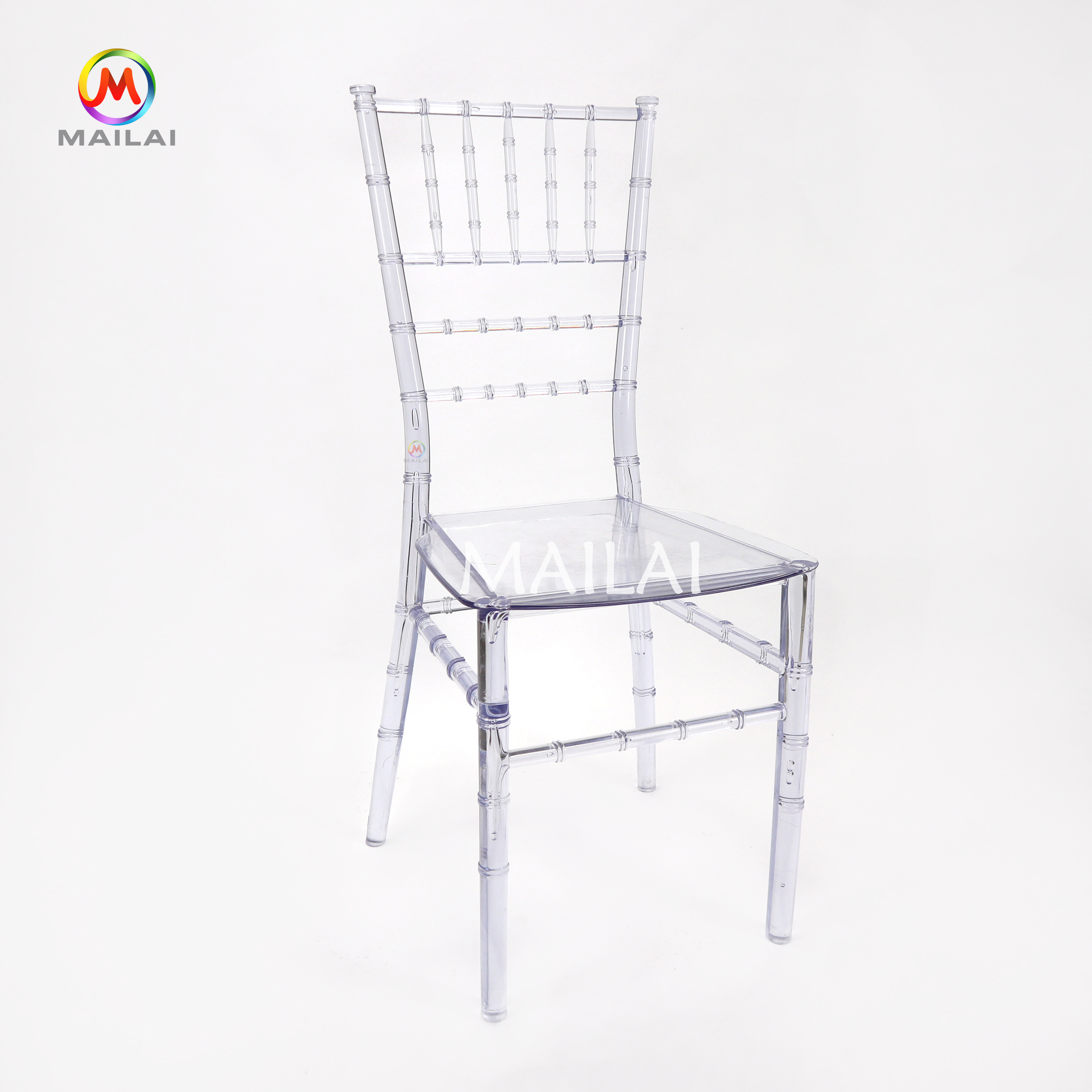 Integrated Design Cheap Clear Transparent Acrylic Resin Chiavari Chair For Wedding