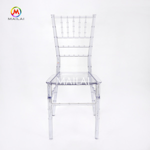 Integrated Design Cheap Clear Transparent Acrylic Resin Chiavari Chair For Wedding