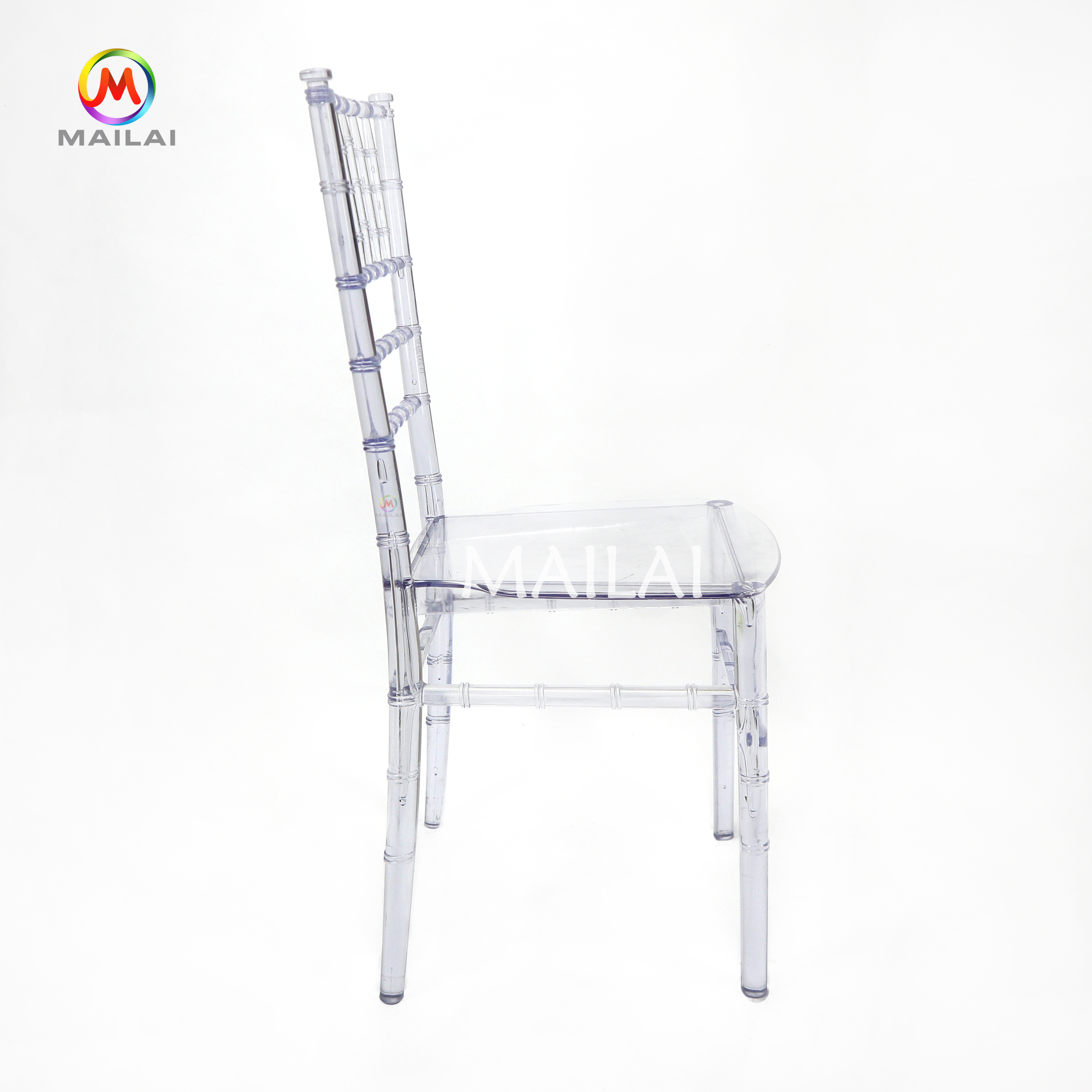 Integrated Design Cheap Clear Transparent Acrylic Resin Chiavari Chair For Wedding