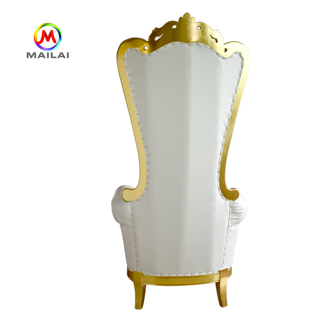 Hot Selling Wholesale  King And Queen Throne Chairs  For Rental Wedding Party