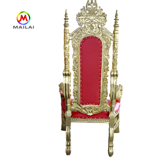 Top Quality King Wedding Elegant Throne Chairs King Throne Chair Lion Chair For Wedding Supplies