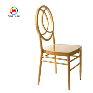 Gold phoenix chair stackable metal frame chair chiavari chair for event rental