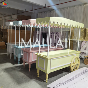 Fancy Colors Dessert Cart Wedding Birthday Party Decorations Baby Shower Candy Display Cart