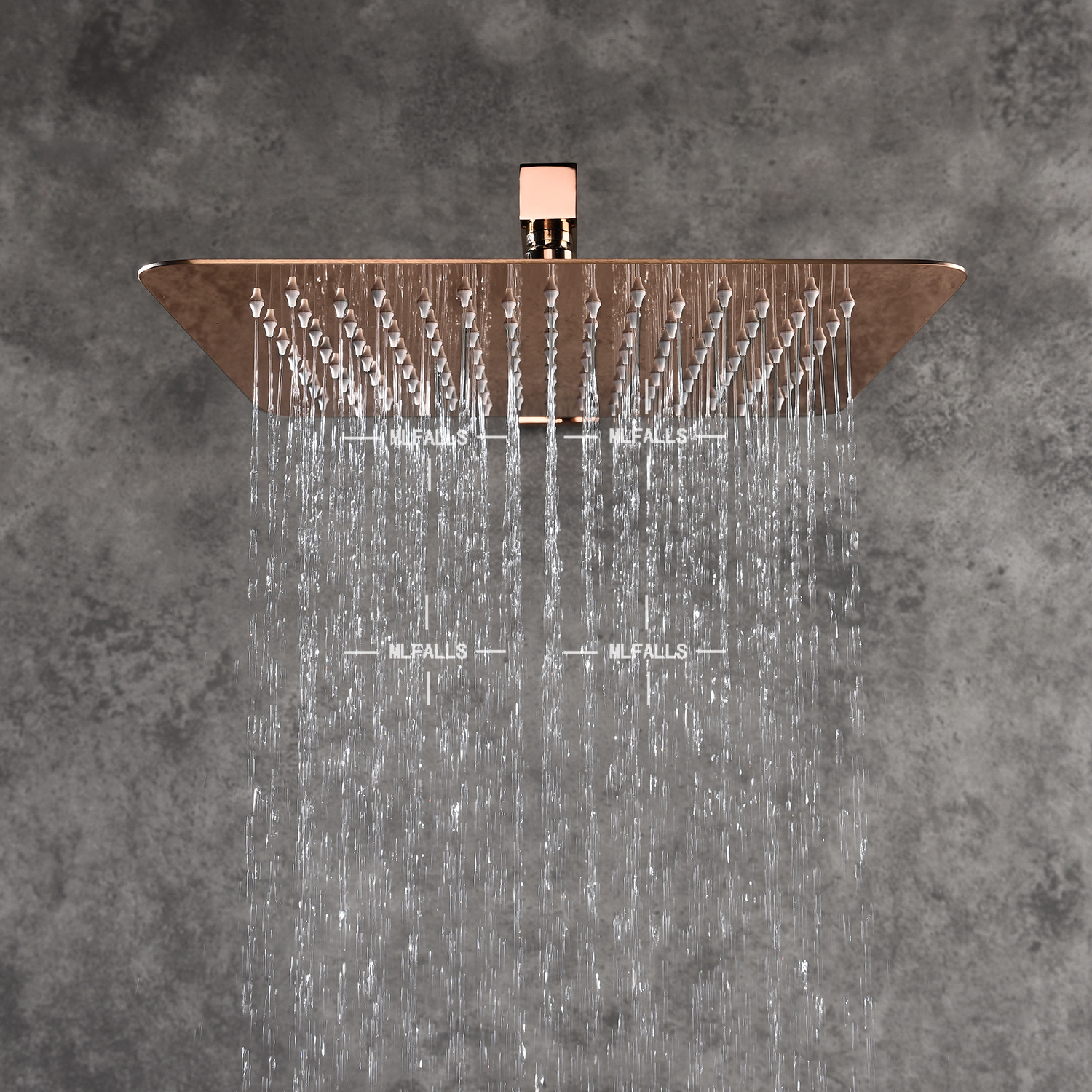 Kaiping factory luxury bathroom rose gold shower set shower faucet