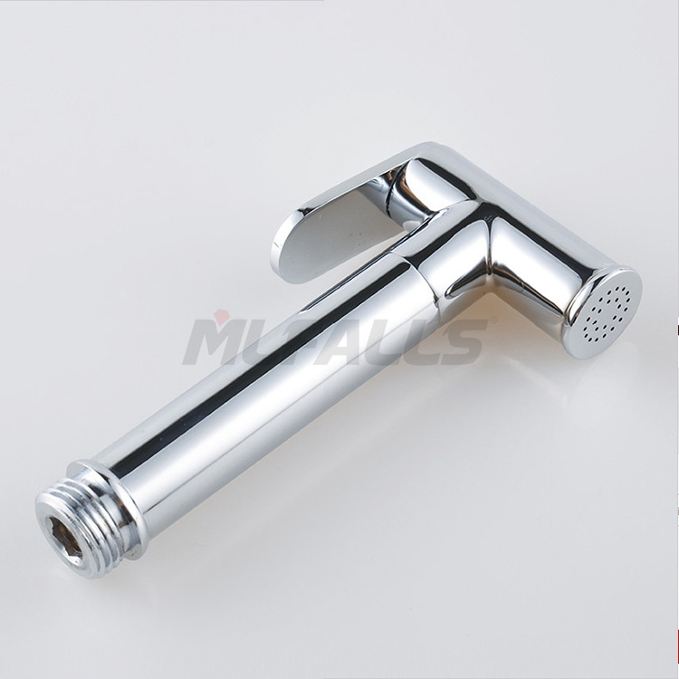 Wholesale! Bathroom Chrome bidet spray diaper sprayer toilet shattaf sprayer hand shower spray with brass