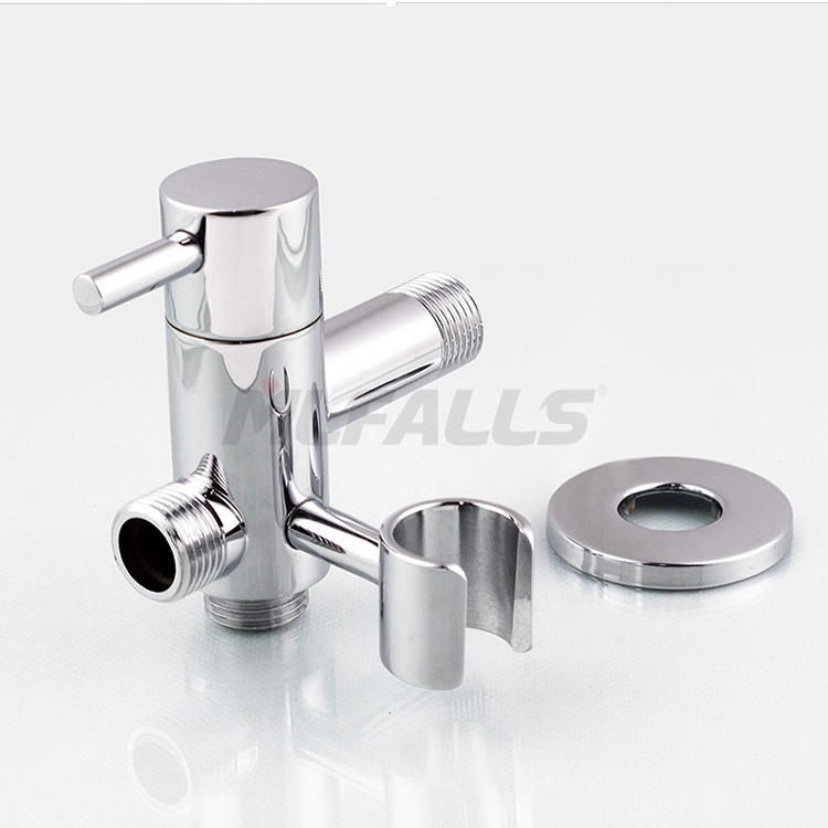 Wholesale! Bathroom Chrome bidet spray diaper sprayer toilet shattaf sprayer hand shower spray with brass