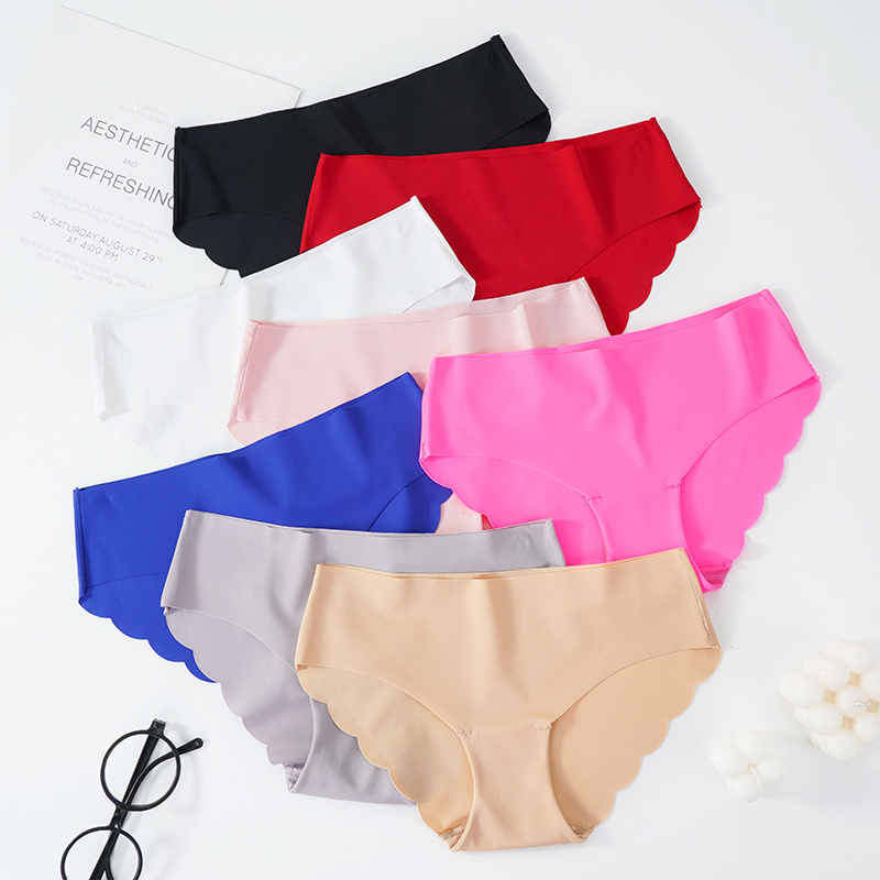 Wholesale women seamless briefs sexy panty Solid sexy girls ladies women's panties Seamless underwear Bikini for Women Adults