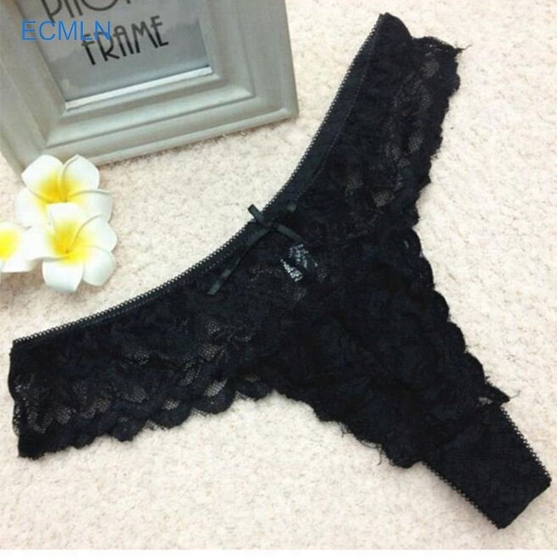 Hot sexy ladies and women open panties Girls Models Underwear Lace transparent Panties Thong