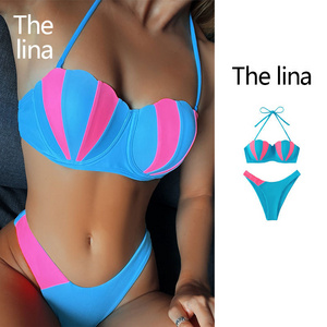 2023 new Bikini Sets Women hard cup Swimsuit Swimwear Two Pieces Ladies Bathing Suits