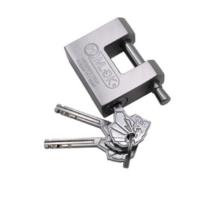 Mlock the best padlock  rust-proof container use key lock  70mm 80mm heavy duty  rectangular  key padlock with master key