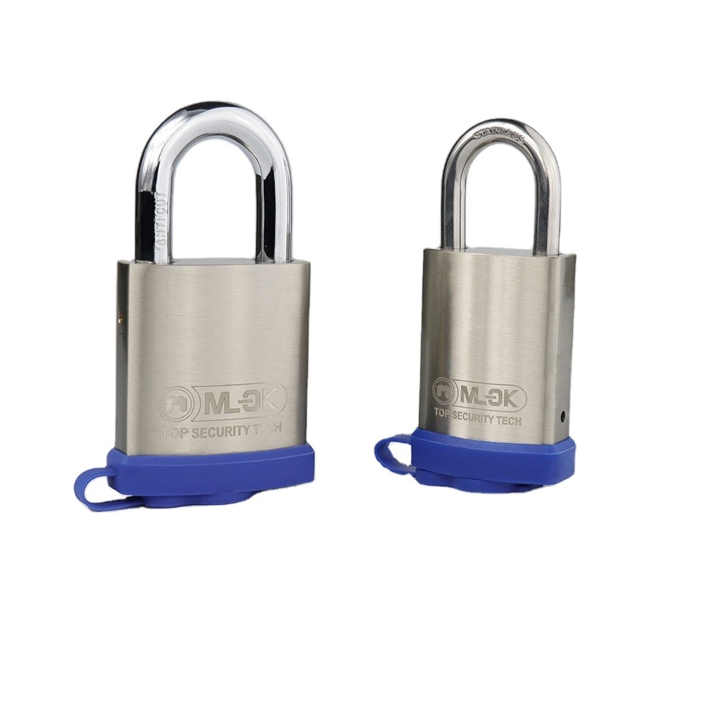 MOK IP68 waterproof High security waterproof outdoor used biometric padlock keyless fingerprint padlock factory