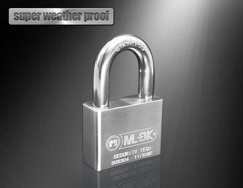 MOK All Type Top Security 304 Stainless Steel Heavy Duty Padlocks Waterproof Rust Proof Master Key Padlock