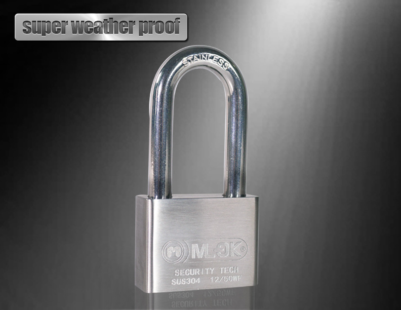 MOK All Type Top Security 304 Stainless Steel Heavy Duty Padlocks Waterproof Rust Proof Master Key Padlock