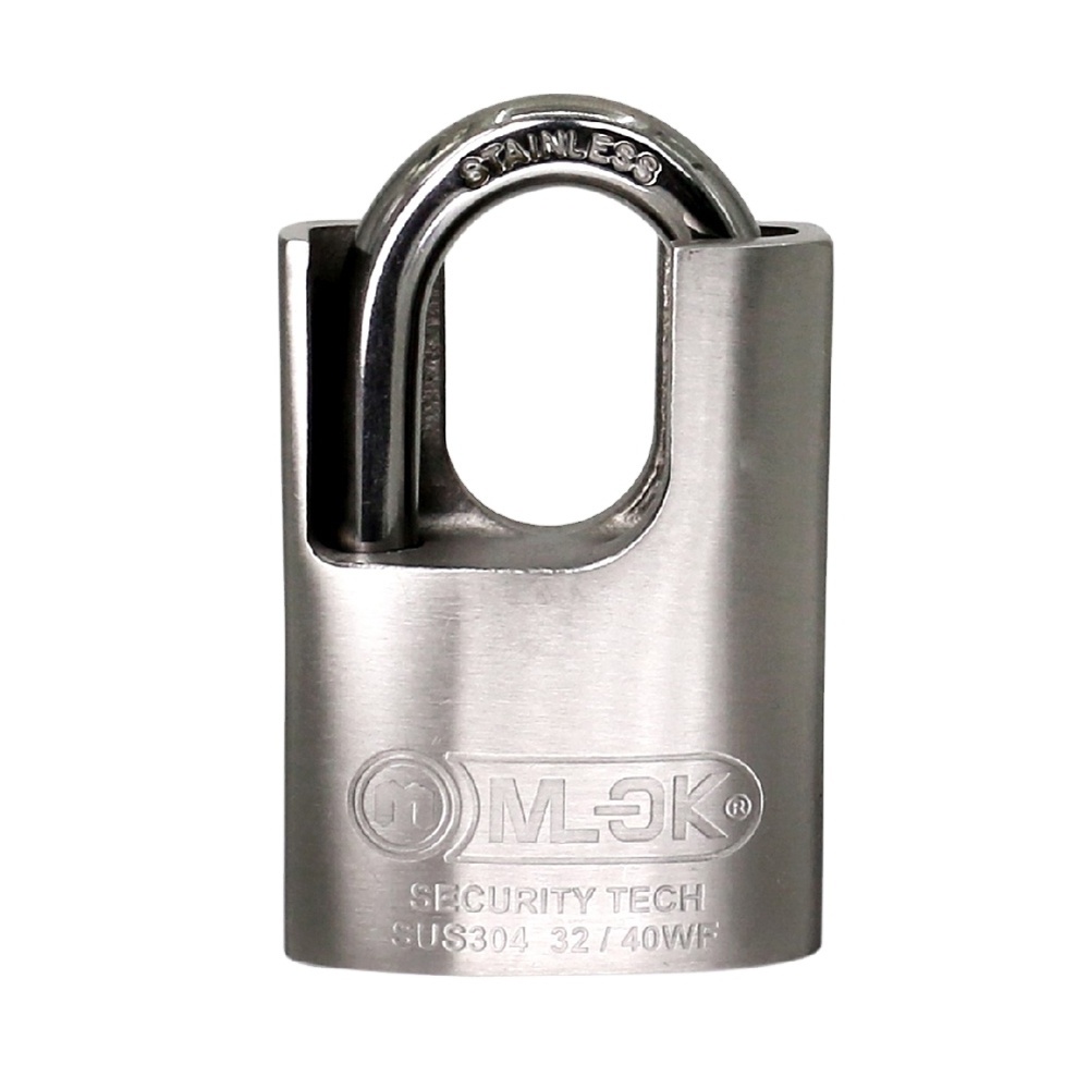 MOK 304 stainless steel anti-rust marine half closed shackle high security padlock