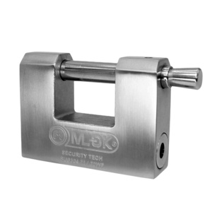 MOK 70mm square lock 304 stainless steel hidden shackle master key padlocks