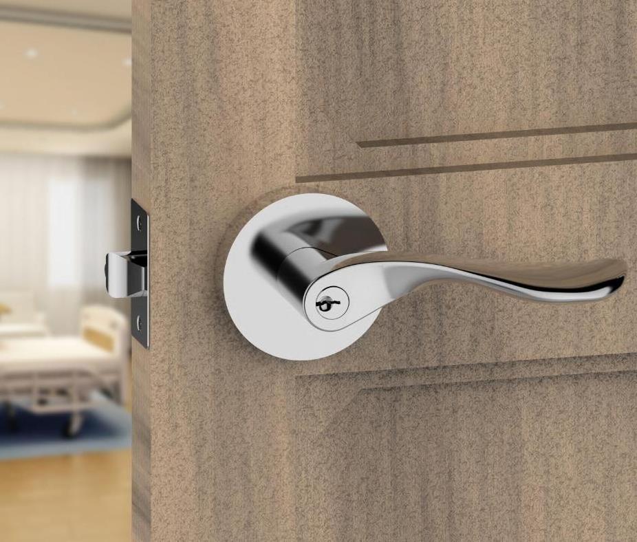 MOK  High security  bedroom door knob with door handle locks