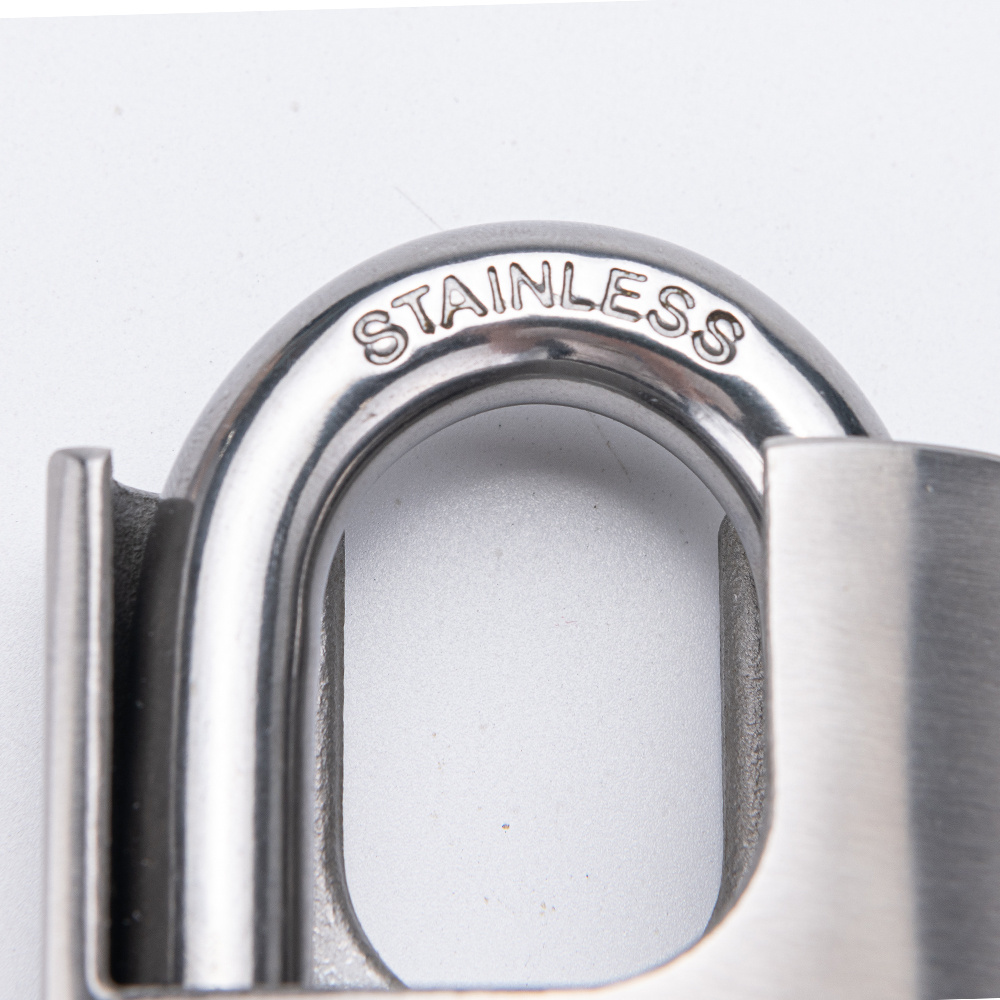 MOK 304 stainless steel anti-rust marine half closed shackle high security padlock