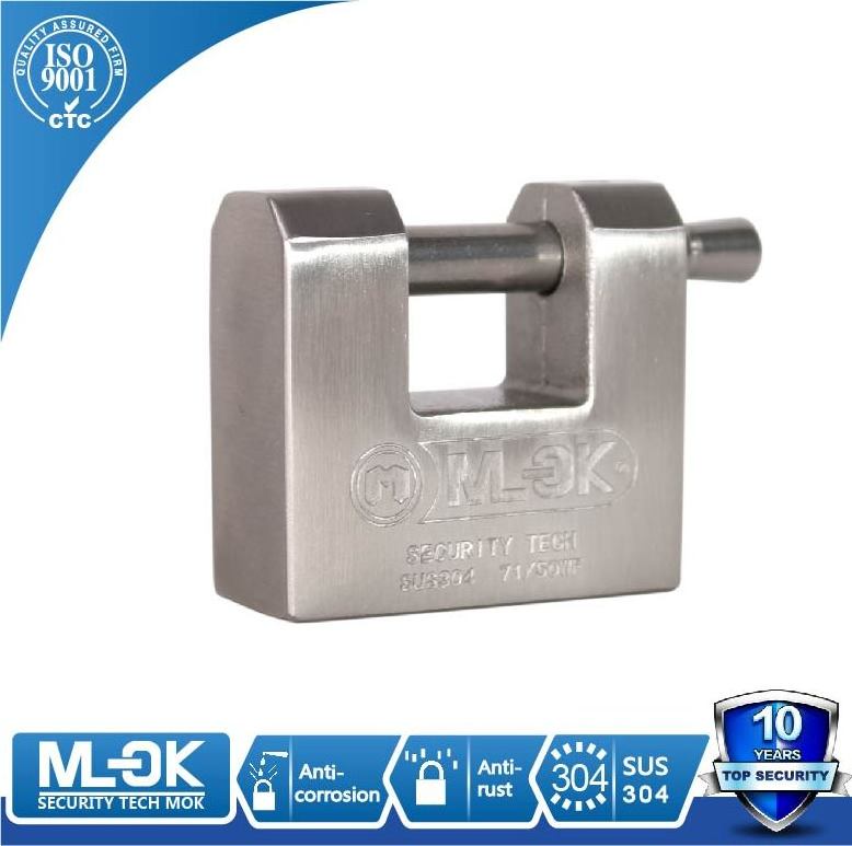 Mlock 70mm padlocks 80mm rectangular stainless steel padlocks with same key