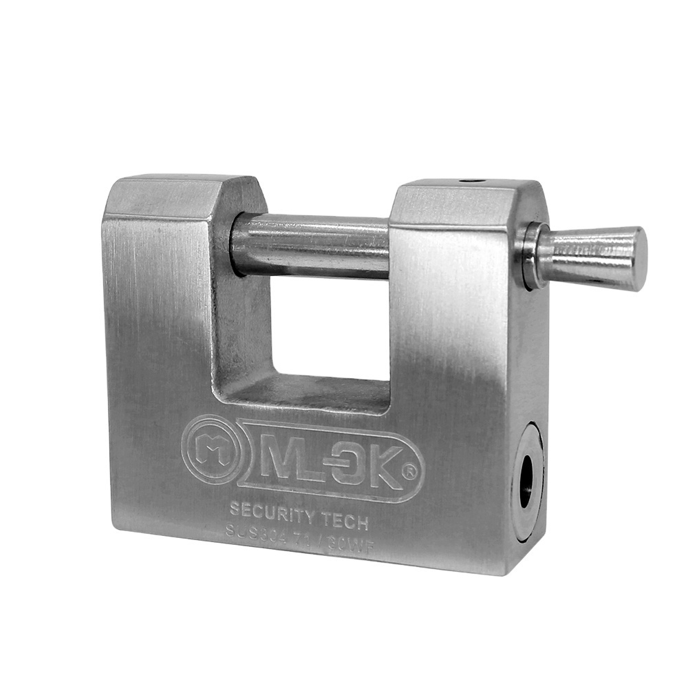 50 60 70 80 mm rectangular heavy duty padlock locks rectangle anti saw heavy duty outdoor square  Stainless steel padlock