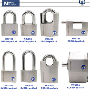 Mok lock Rotating Disc Cylinder Stainless Steel Padlock 30mm mini padlock