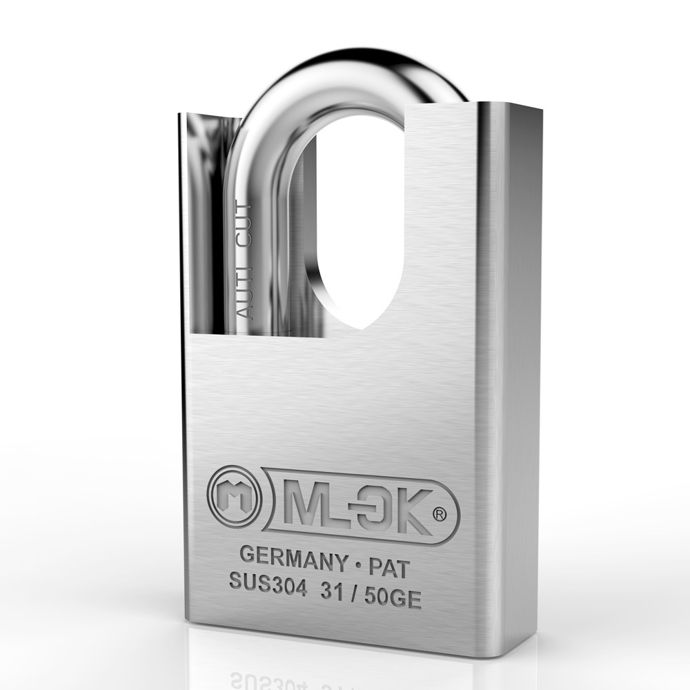 MOK long shackle square locks 304 stainless steel Anti-shear padlocks