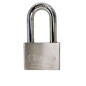 MOK top security SUS 304 Stainless steel removable shackle padlock strong padlock