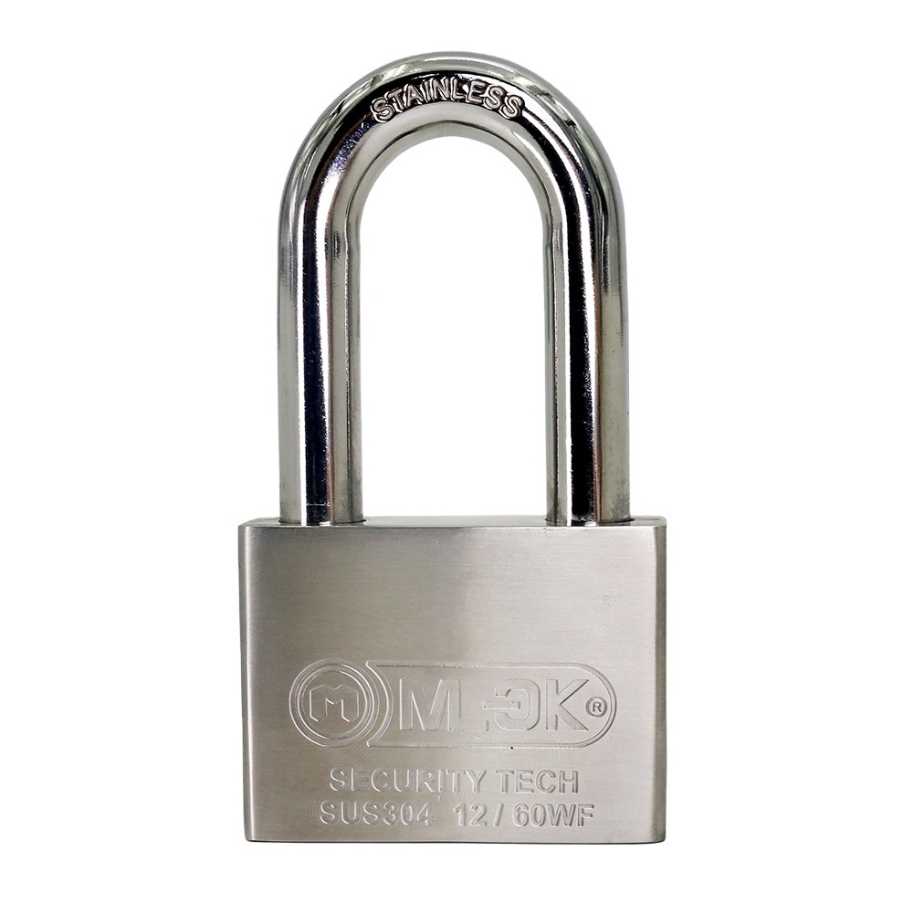 MOK 100%Rust-off Anti Cut Heavy Duty Stainless Steel Blade Lock Cylinder Padlocks With Master Key