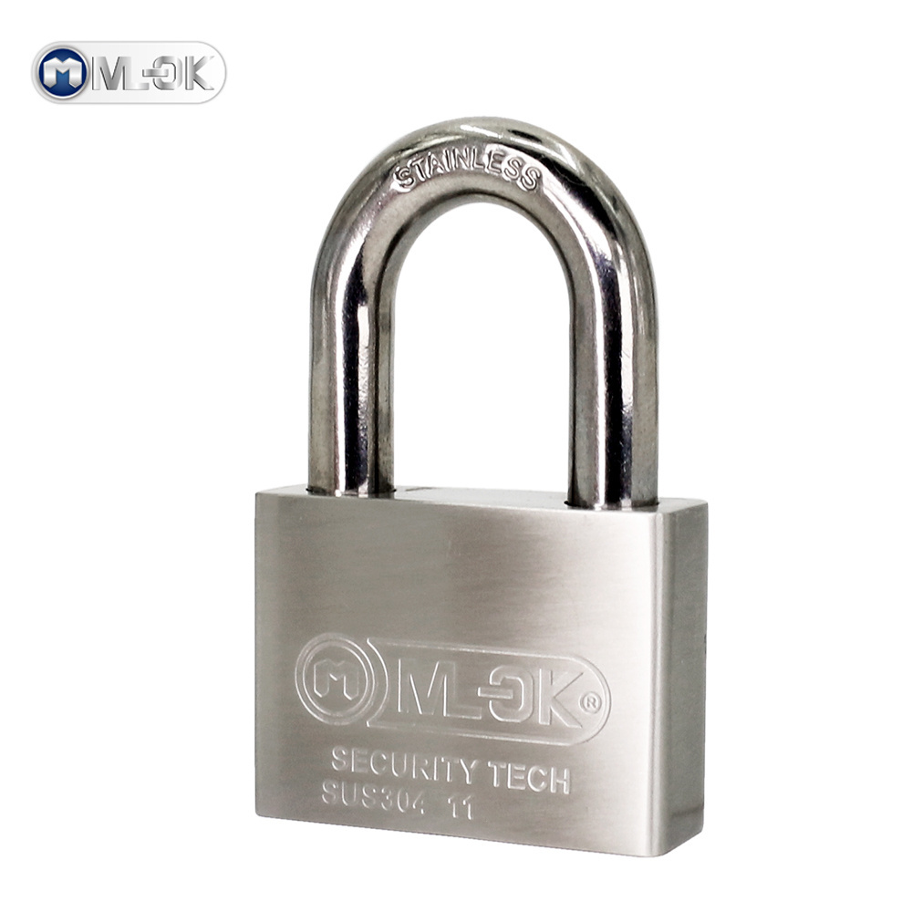 MOK 100%Rust-off Anti Cut Heavy Duty Stainless Steel Blade Lock Cylinder Padlocks With Master Key