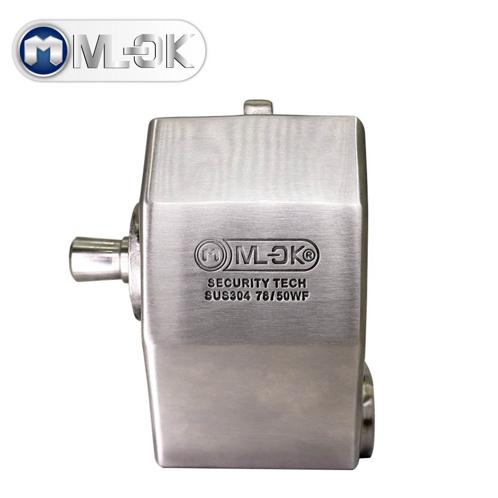 Moklock - MOK 80mm OEM logo padlock stainless steel heavy duty padlock cargo container locks shipping container locks