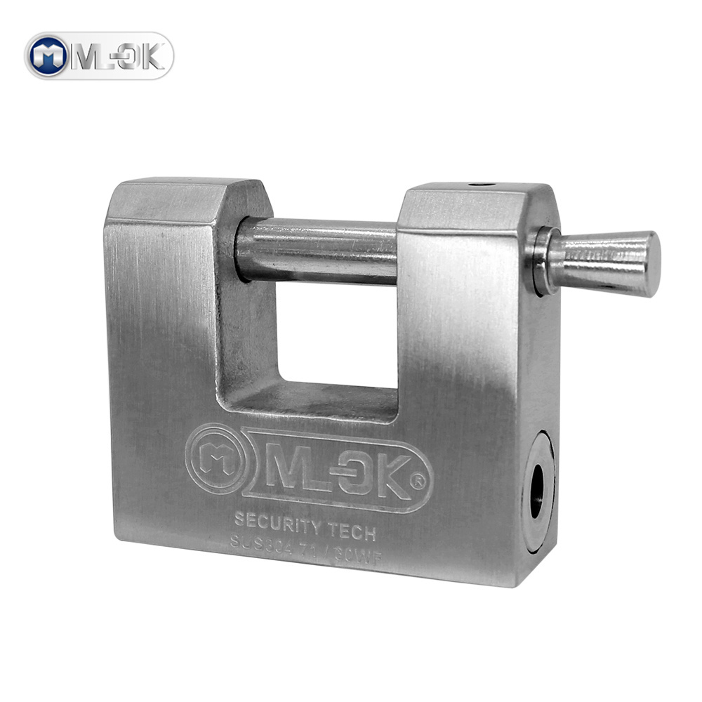 Moklock - MOK 80mm OEM logo padlock stainless steel heavy duty padlock cargo container locks shipping container locks