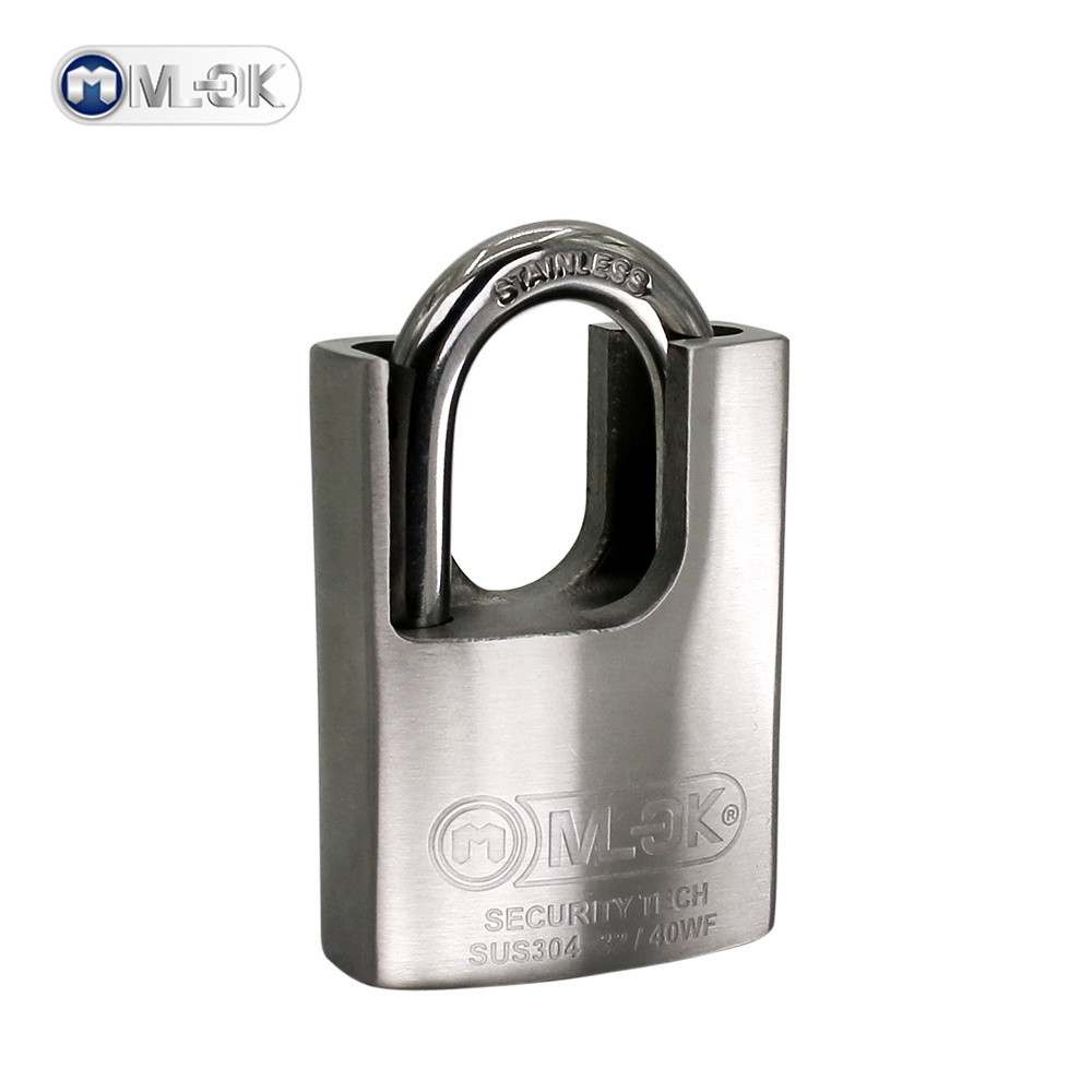 MOK stainless steel small padlocks anti-theft waterproof lock master key