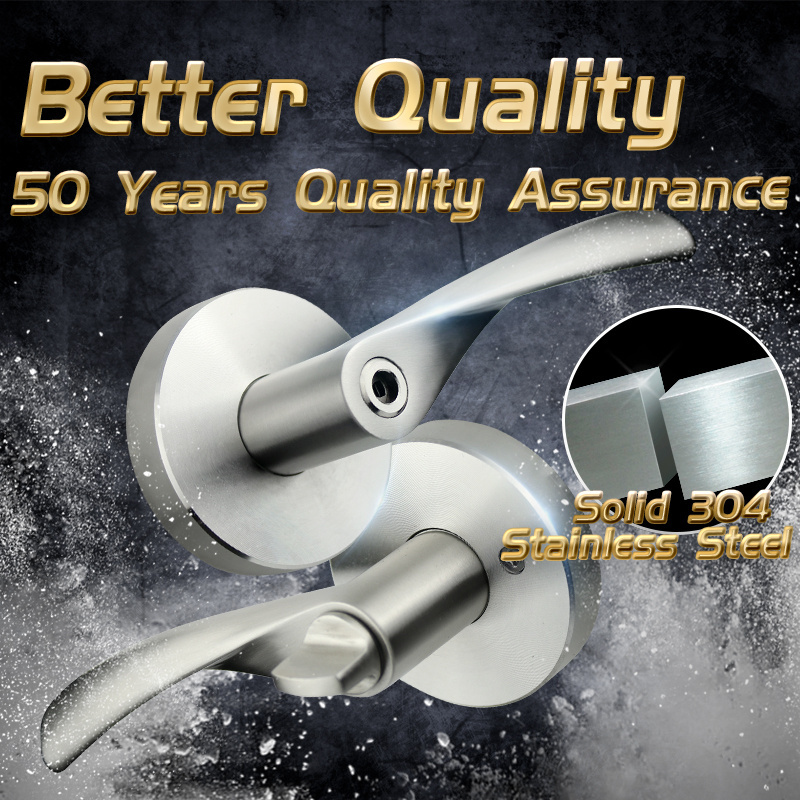 MOK door lever hardware door handle with locks for bedroom internal use