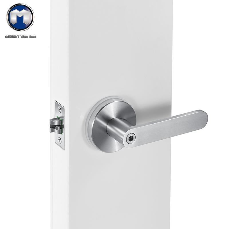 MOK door lever hardware door handle with locks for bedroom internal use