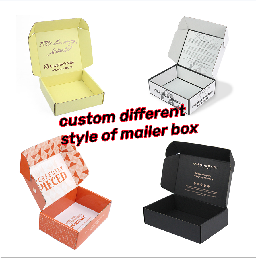 Custom Logo Glossy Cardboard Cartons Shipping Mailer Box Pink Mailing Corrugated Packaging Box