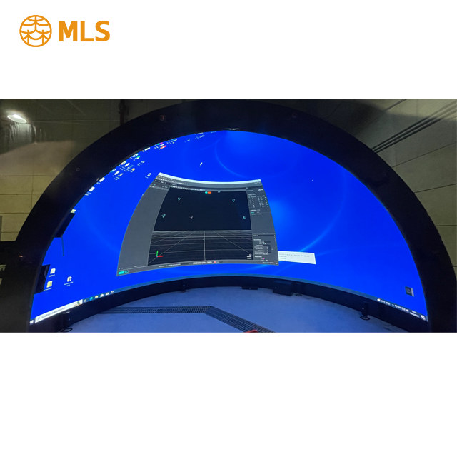 Mulinsen High quality flexible led screen P3 small pixel pitch soft indoor Customized Irregular Sphere Tunnel led display