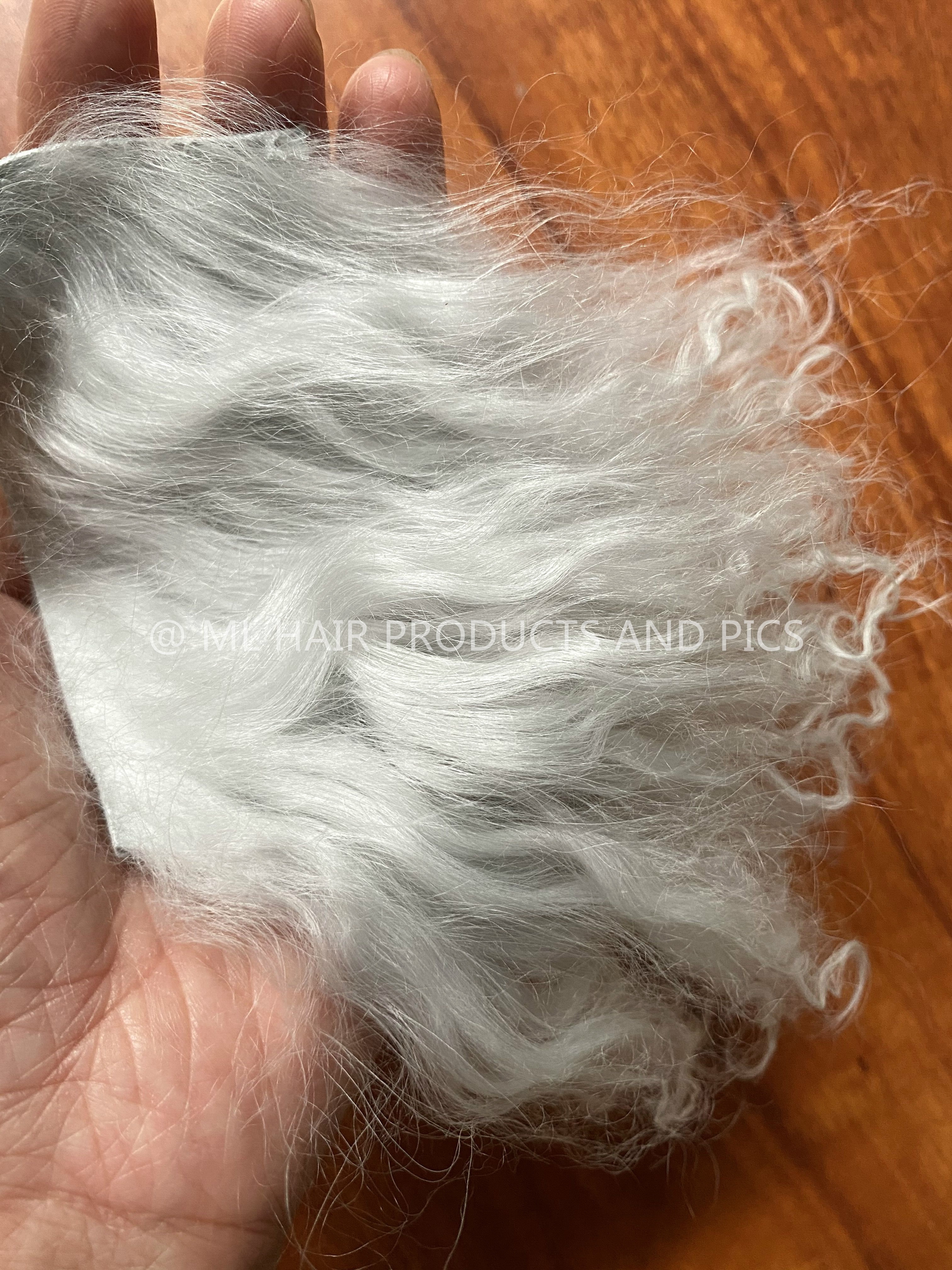 Blythe Doll Hair Extensions 100% virgin natural goat hair with fur