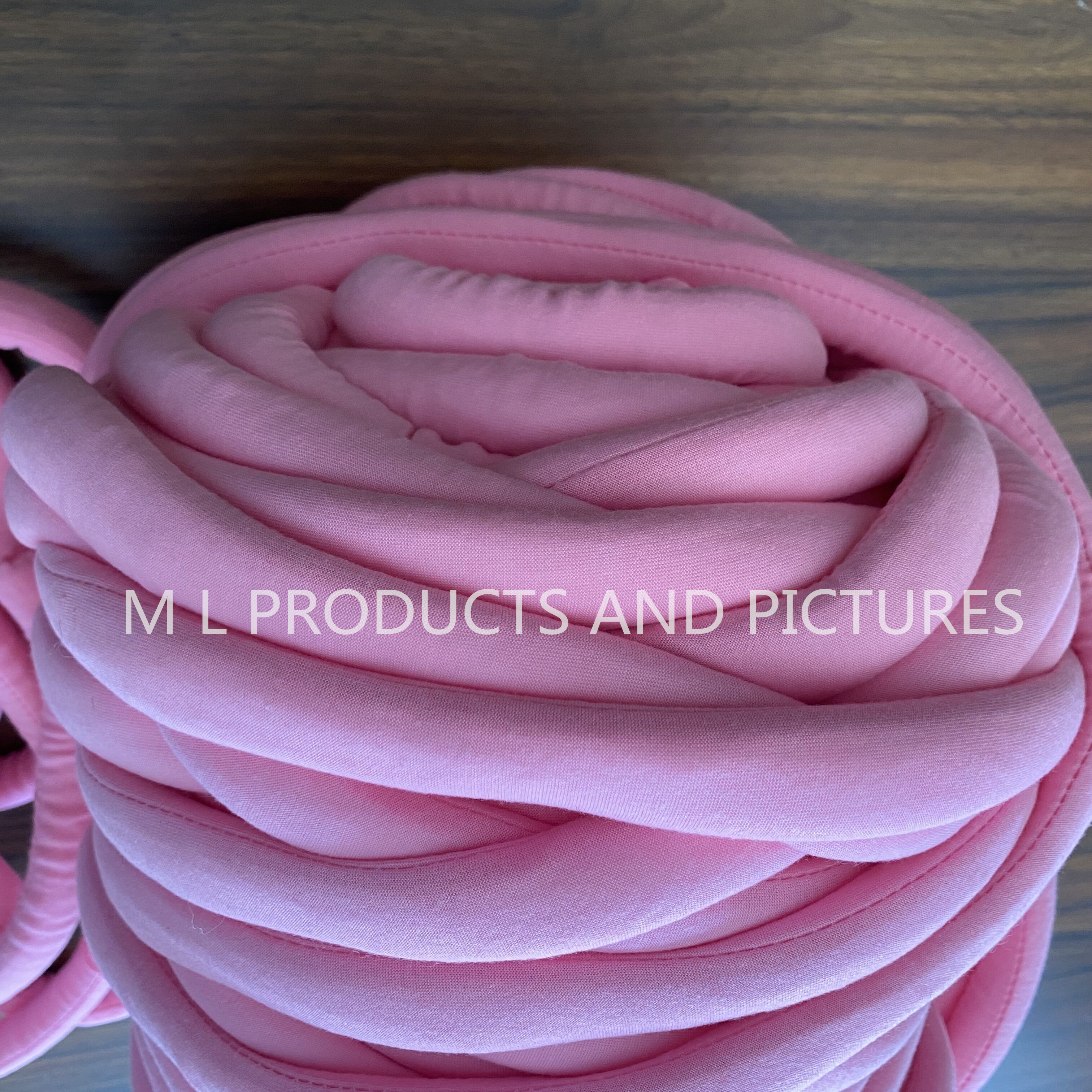 polyester hollow giant chunky cotton tube yarn for hand knitting