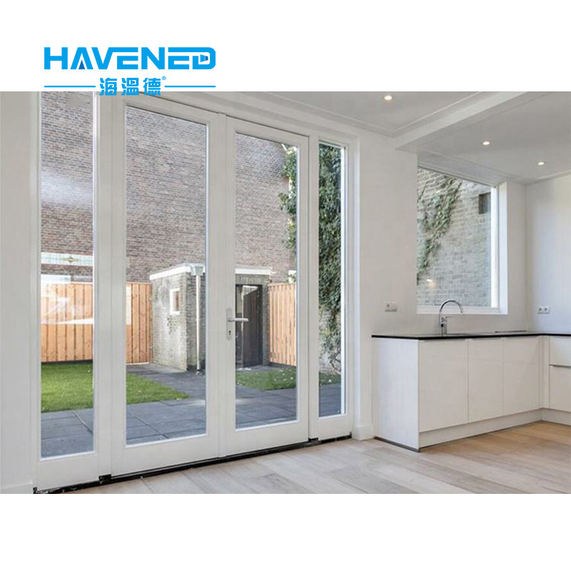 Made in China Strong Durable Modern House Exterior Glass Door Plastic PVC Swing Door