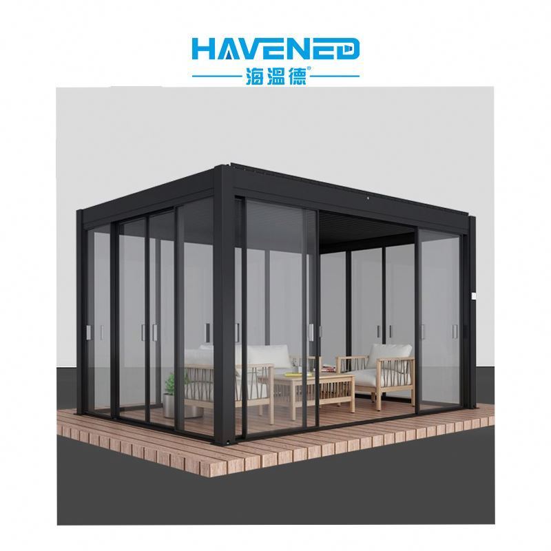 Outdoor Metal Pop Up Outdoor Metal Gazebo With Black Color Coating