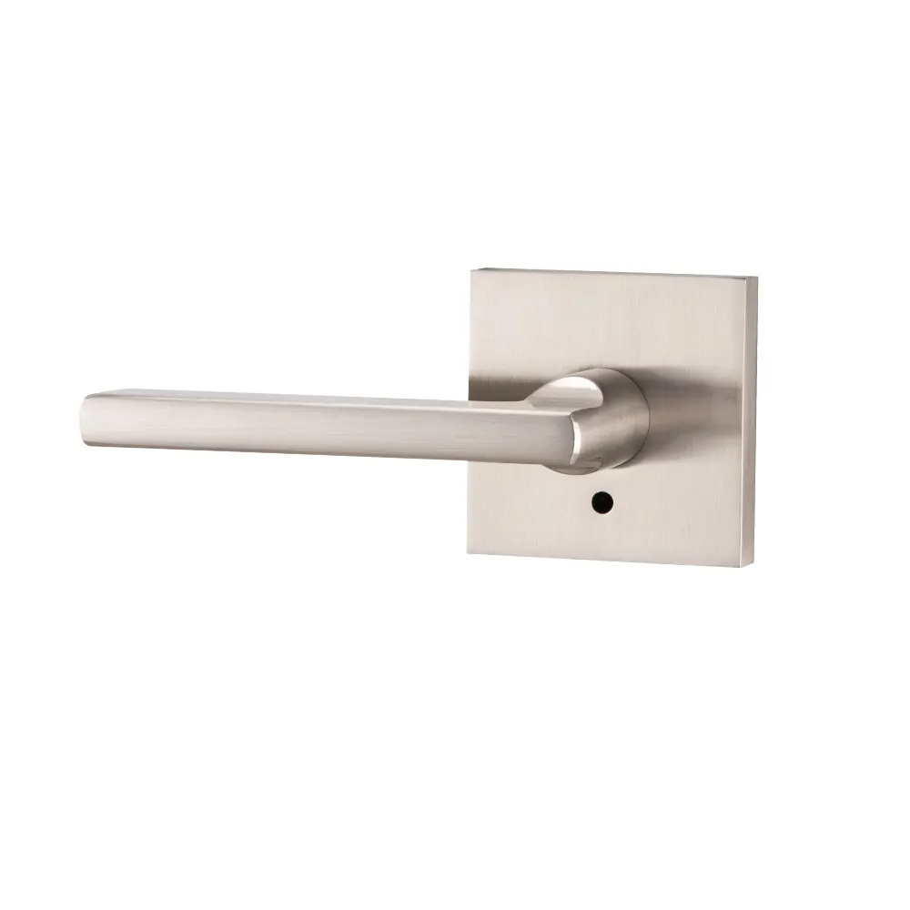 Heavy Duty Door Handle with Keyless Lock, Privacy Door Lever Set, for Bedroom and Bathroom, Residential