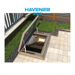 Custom Roof Skylight Insulated Double Glazed Top Flat Roof Tempered Glass Skylight