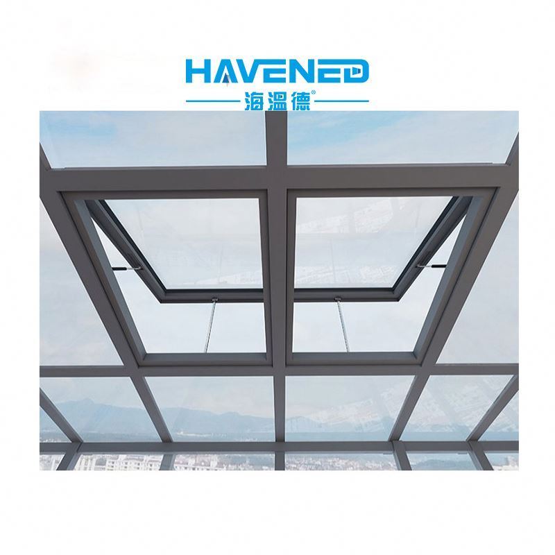 Custom Roof Skylight Insulated Double Glazed Top Flat Roof Tempered Glass Skylight