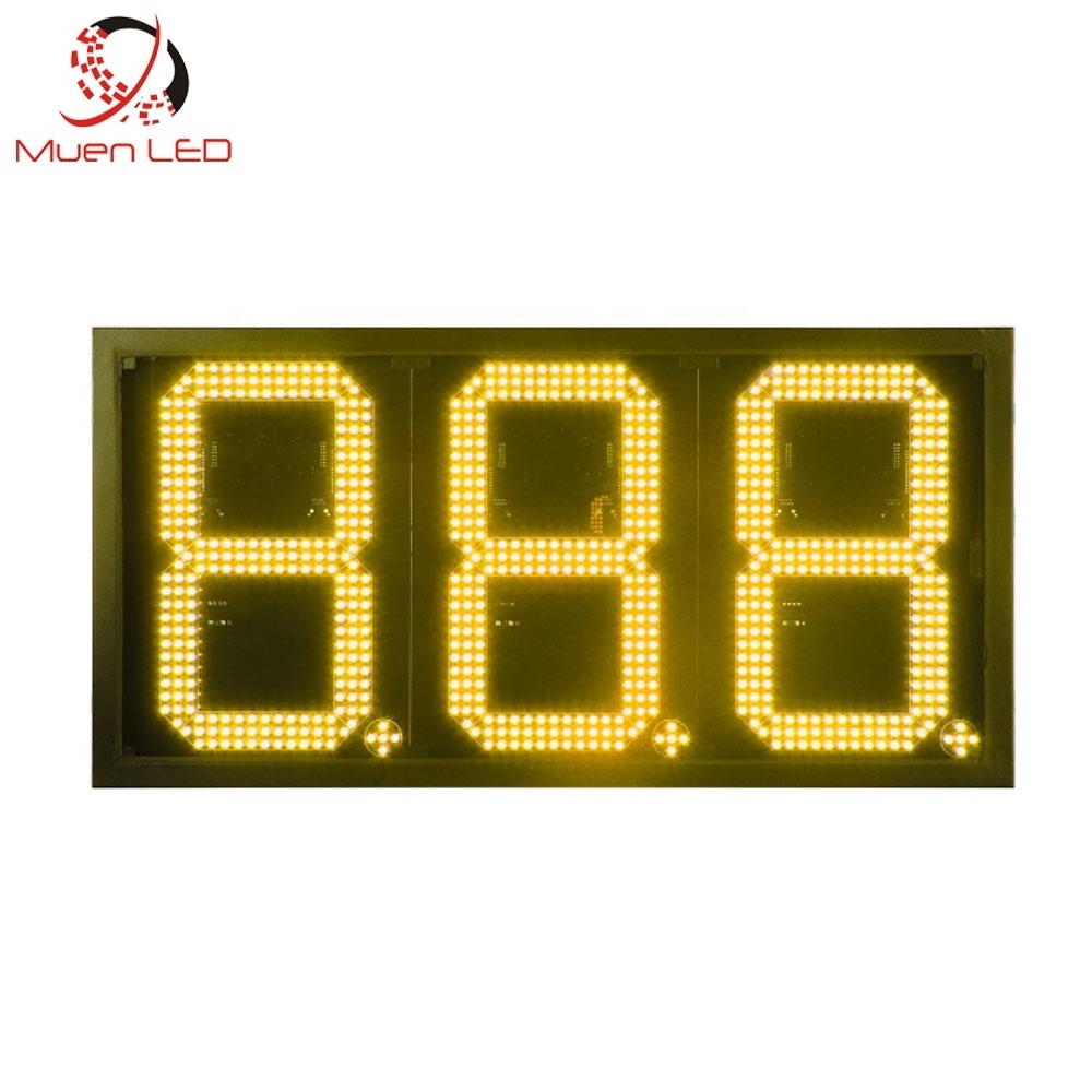 LED digital display 7-segment module temperature screen refueling standing column brand LED oil price tag single red