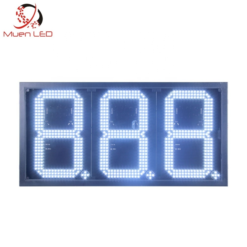 LED digital display 7-segment module temperature screen refueling standing column brand LED oil price tag single red