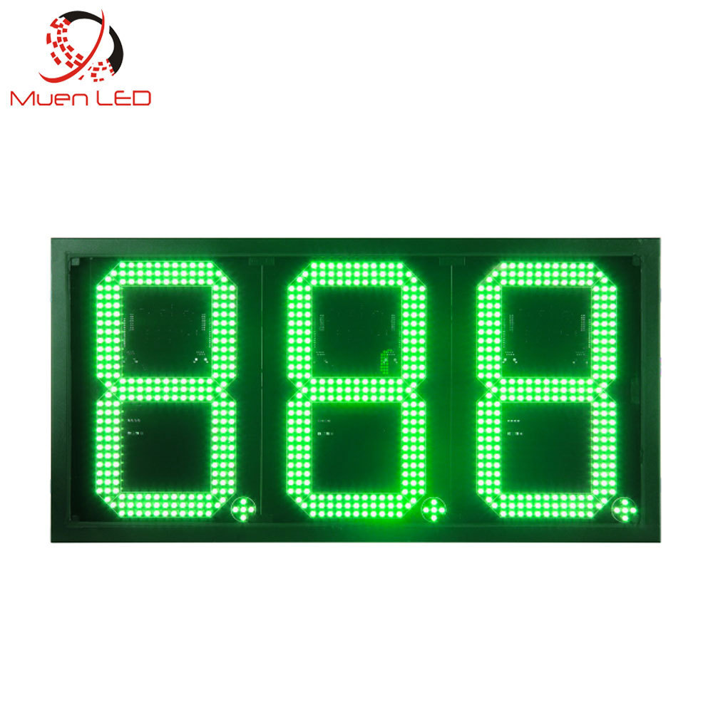 LED digital display 7-segment module temperature screen refueling standing column brand LED oil price tag single red