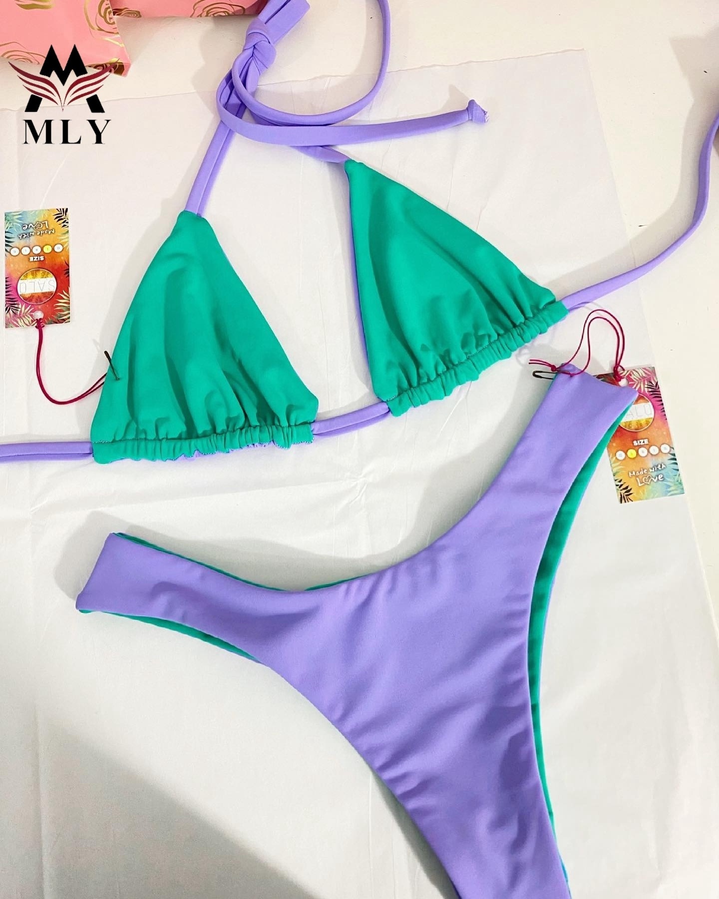 Hot sale extreme sexy beach girl mini micro bikini sexy swimsuits micro custom style one piece 2 piece bikini