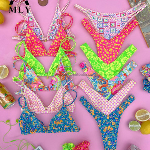 Custom Logo Micro Bikini Extreme G String Thong Bikini Sexy Mini Bathing Suit for Women