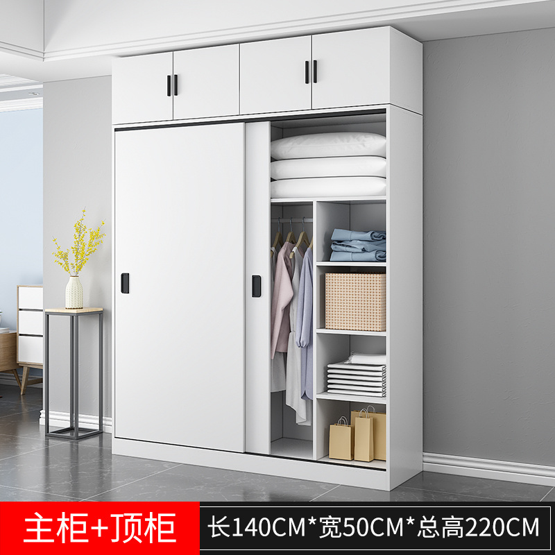 Factory Direct Wooden Storage Closet Wood Width 1.0m Cupboard Wardrobe