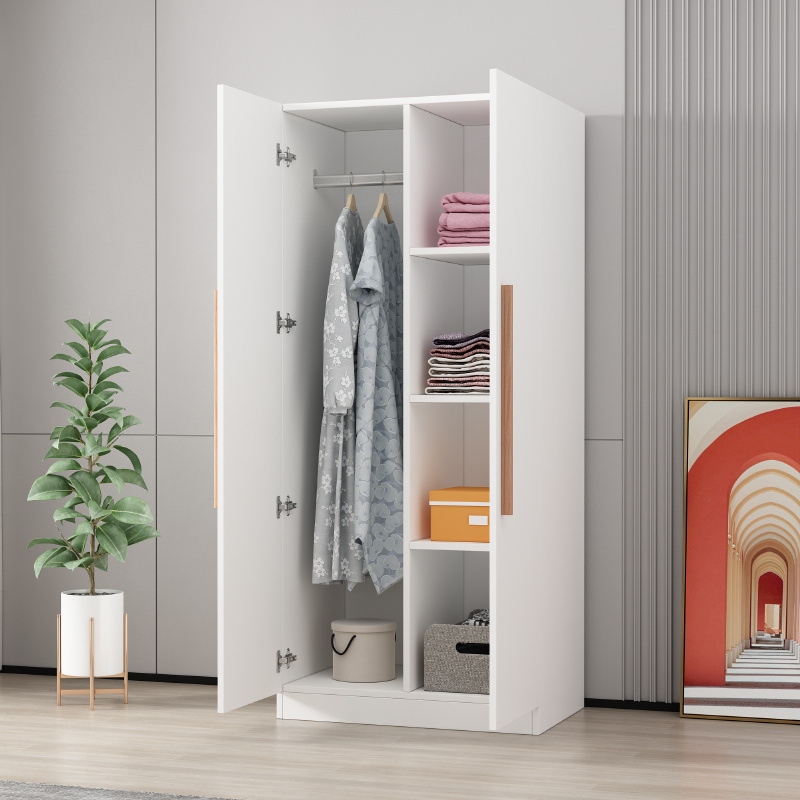 Corner wardrobe solid wood modern minimalist storage cabinet corner home bedroom large wardrobe